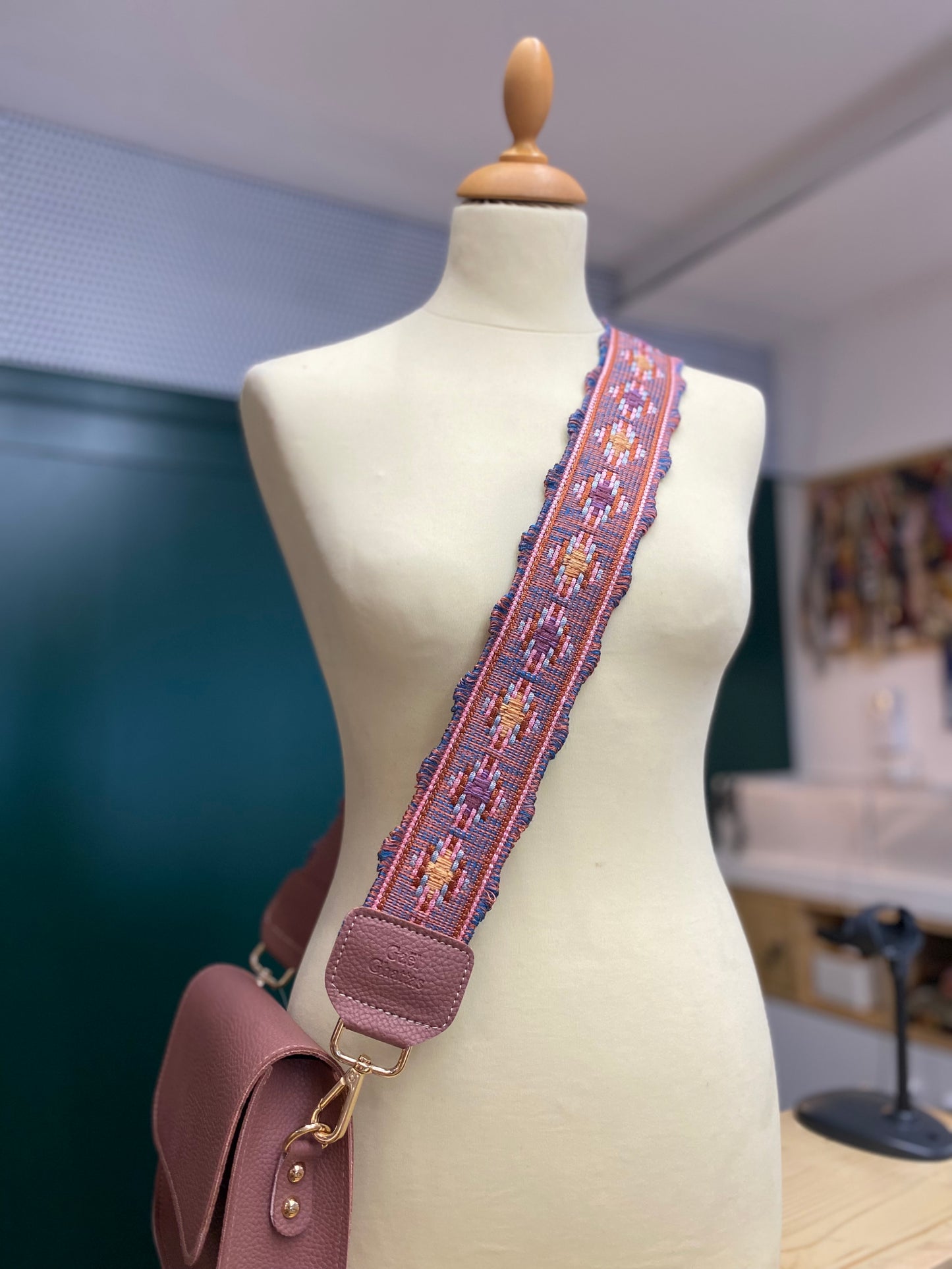 Margaret Pink Bois de Rose Leather