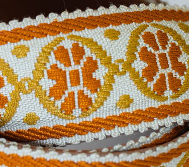 Orange Floral Pattern