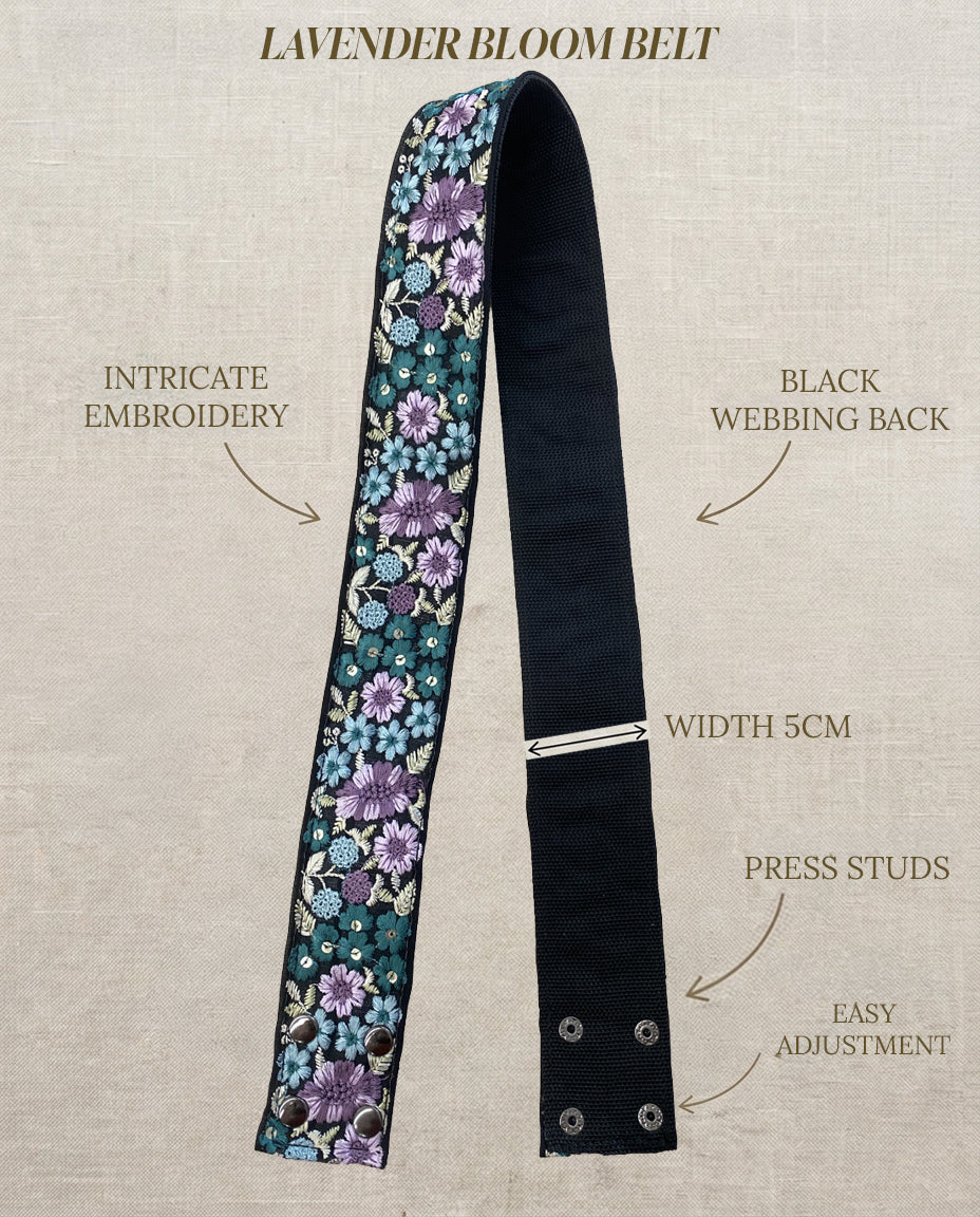 Lavender Bloom Belt