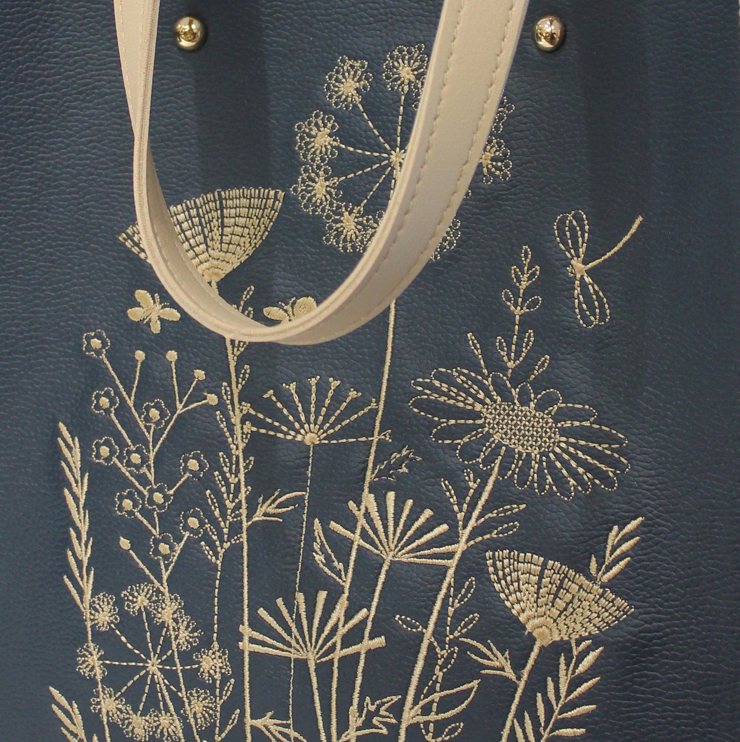 Navy Bloom Bag