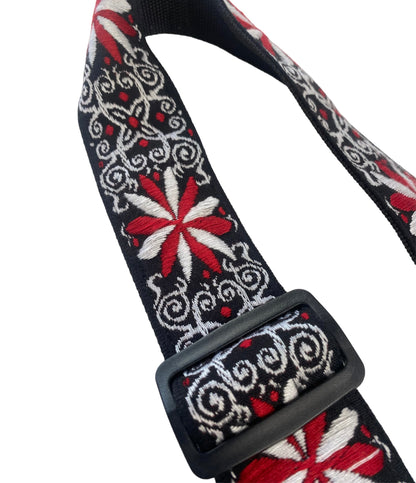 Floral Guitar Strap