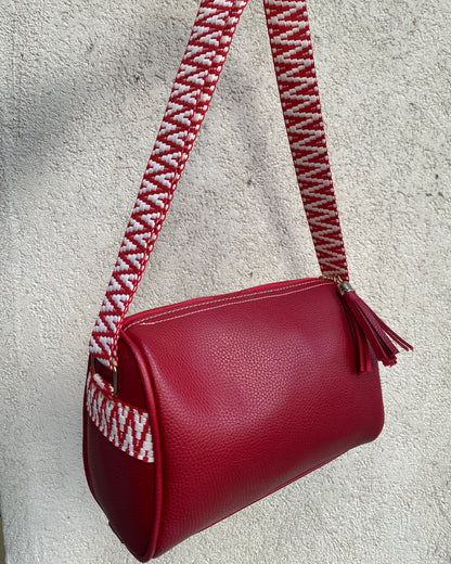 Red Duffle Bag+strap