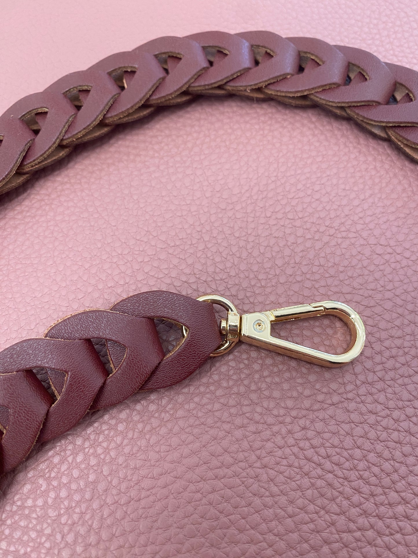 Leather Braided strap