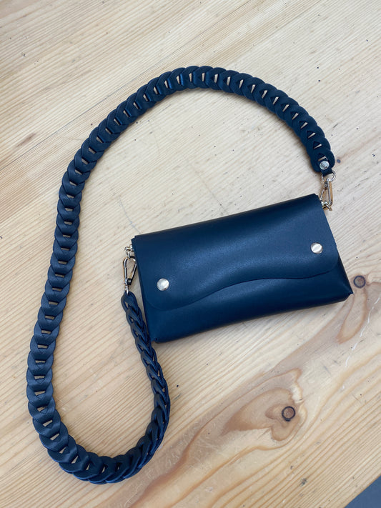 Foldable Bag- Black Glossy