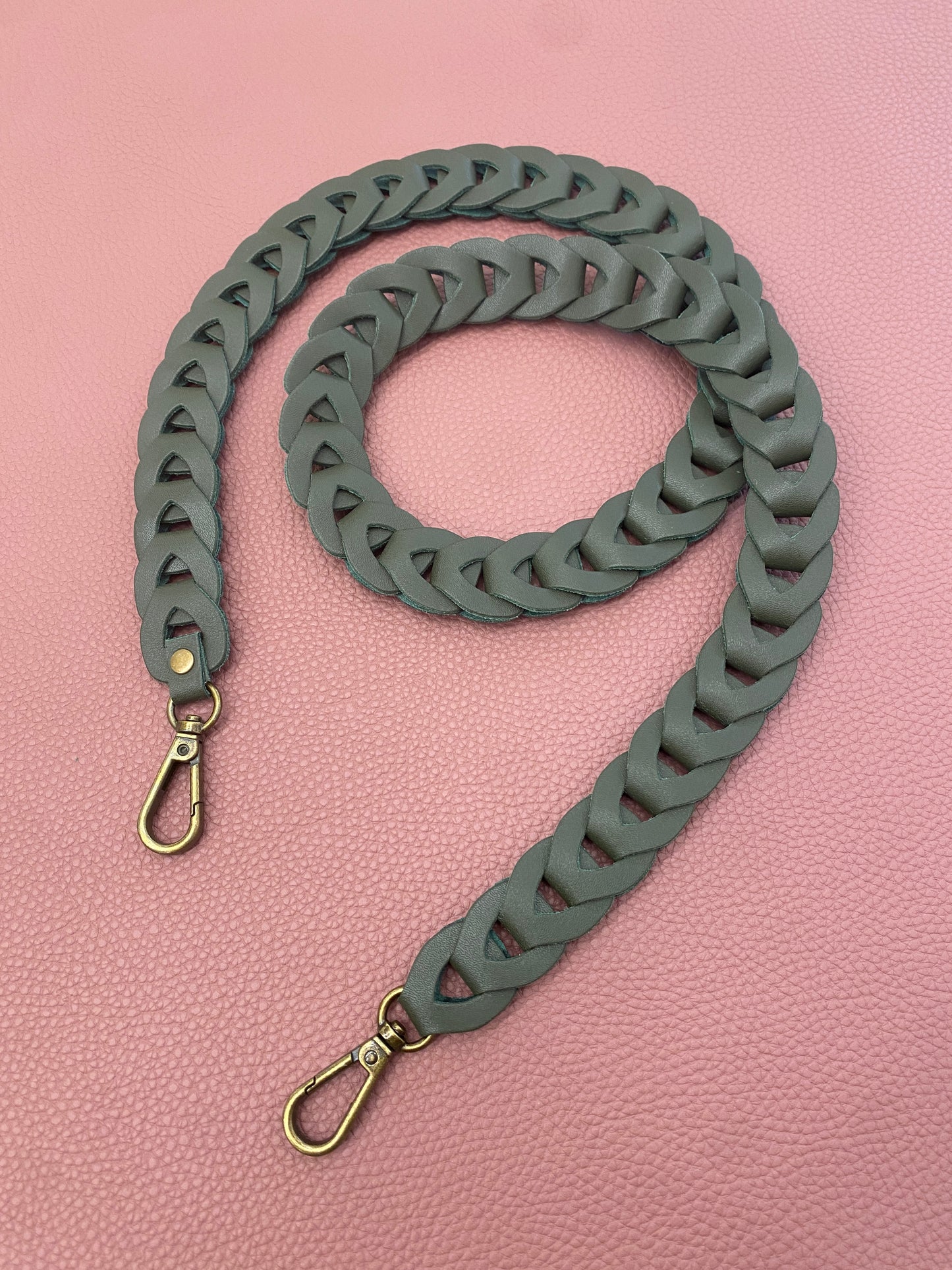 Olive Green Braided strap