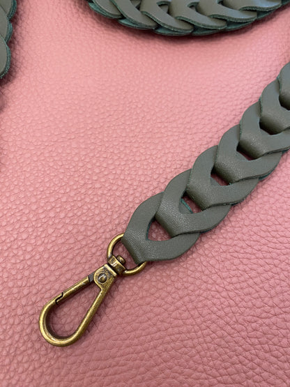 Leather Braided strap