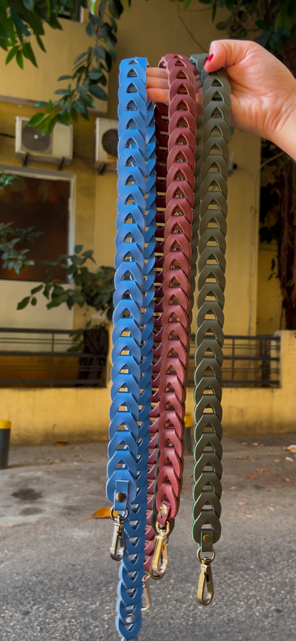 Leather Braided strap
