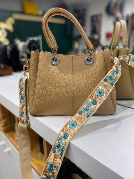 Light Tan Bag + Strap