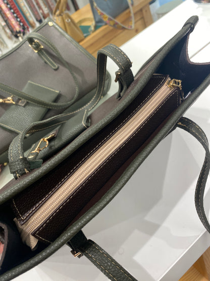 Brown Khaki Tote Bag