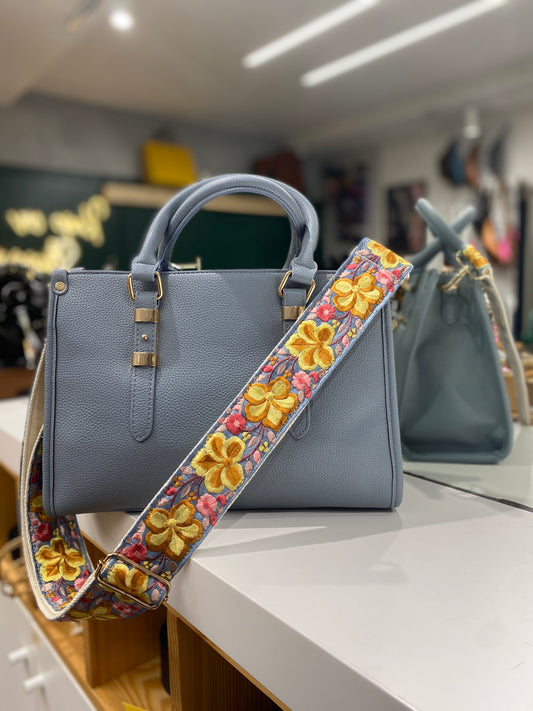 Sky Blue Tote Bag + Strap