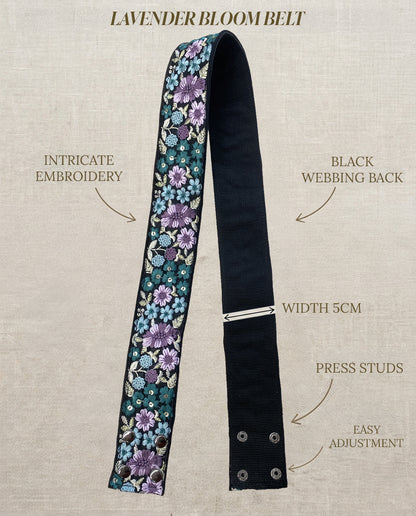 Lavender Bloom Belt