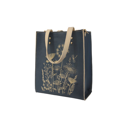 Navy Bloom Bag