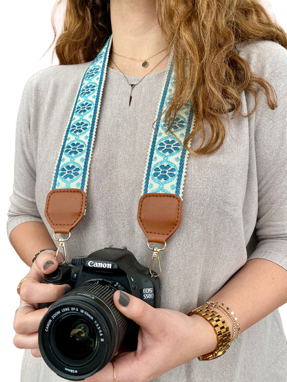 Floral Camera Strap